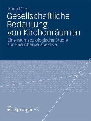 cover image of Gesellschaftliche Bedeutung von Kirchenräumen